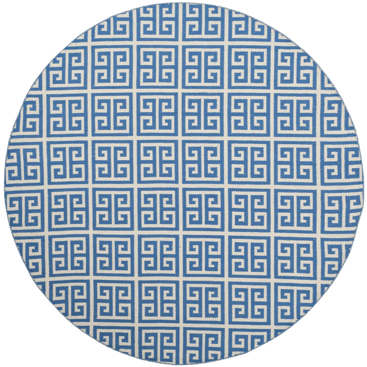 Safavieh Montauk 6'-0" x 6'-0" Rug in Blue / Ivory