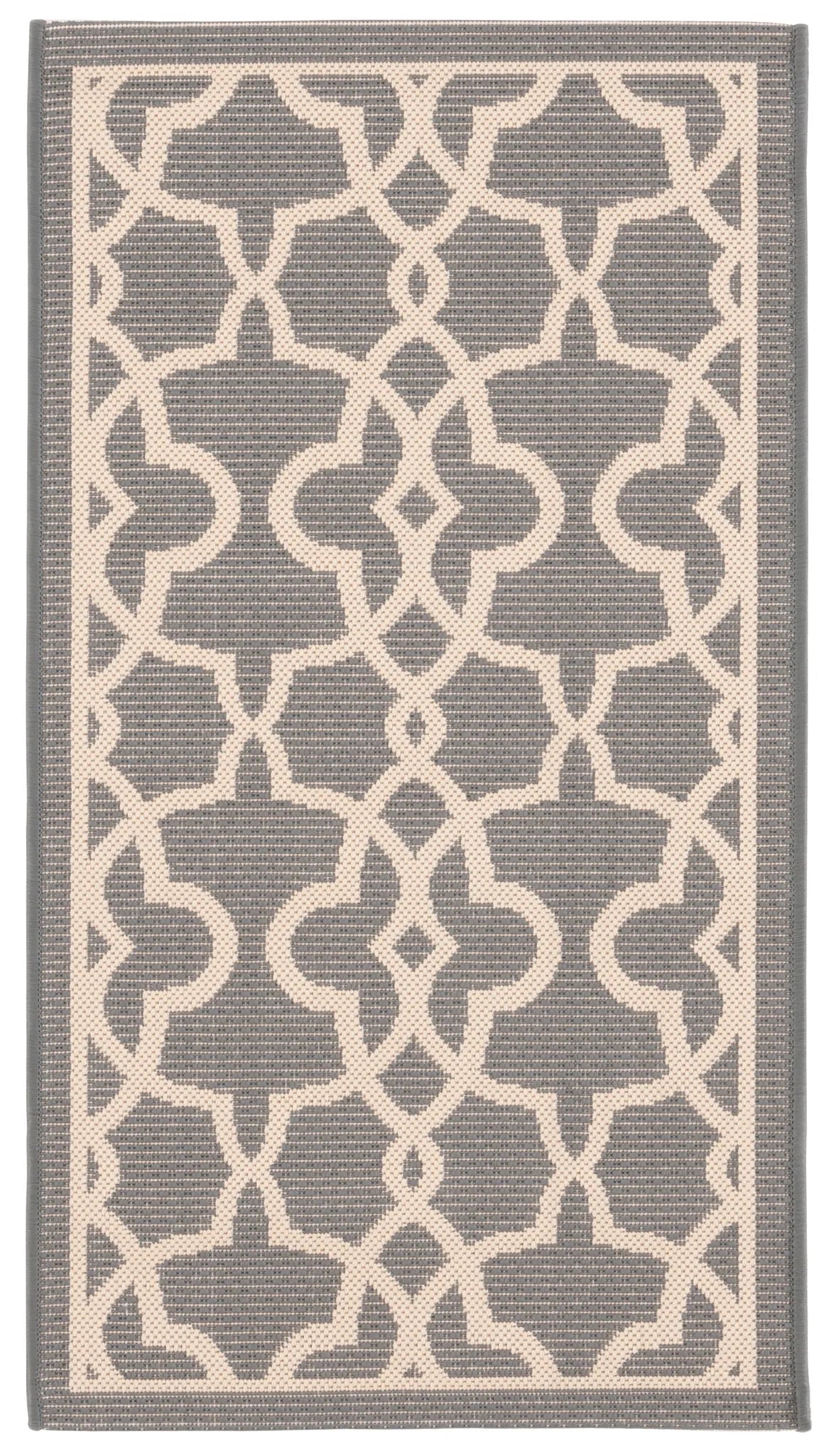 Safavieh Courtyard 2'-0" x 3'-7" Rug in Grey / Beige