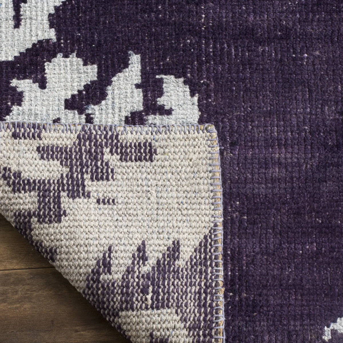 Safavieh Stone Wash 4'-0" x 6'-0" Rug in Deep Purple