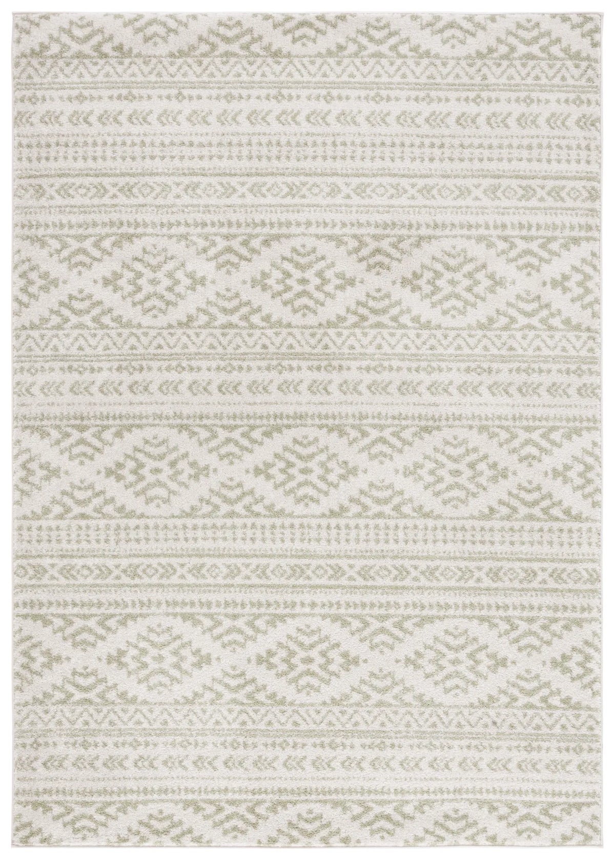 Safavieh Tulum 4'-0" x 6'-0" Rug in Ivory / Sage