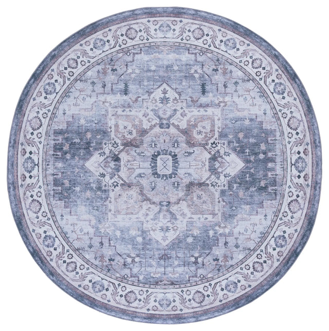 Safavieh Tucson 6'-0" x 6'-0" Rug in Grey / Light Purple