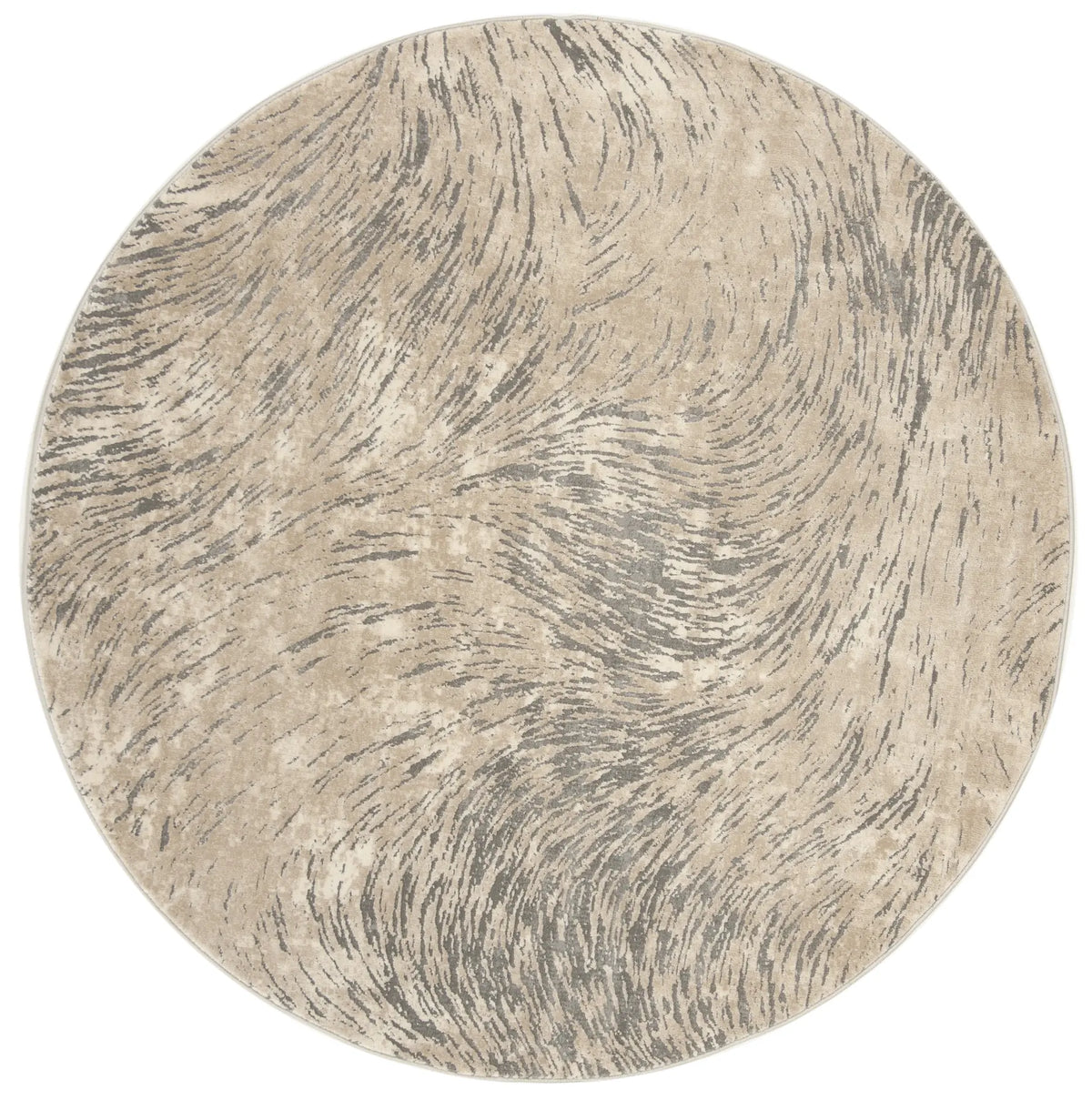 Safavieh Meadow 6'-7" x 6'-7" Rug in Ivory / Grey
