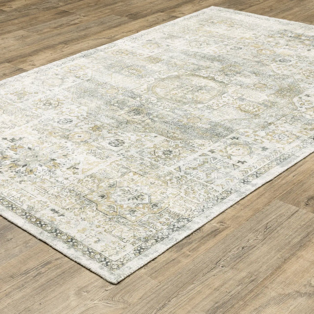 Oriental Weavers Sphinx Windham WIN05 Gold Rugs - angle detail