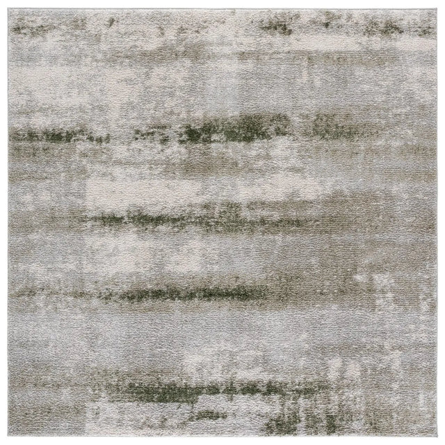 Safavieh Wave 6'-7" x 6'-7" Rug in Ivory / Green