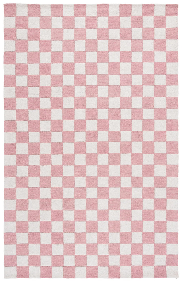 Safavieh Ebony 4'-0" x 6'-0" Rug in Pink / Ivory