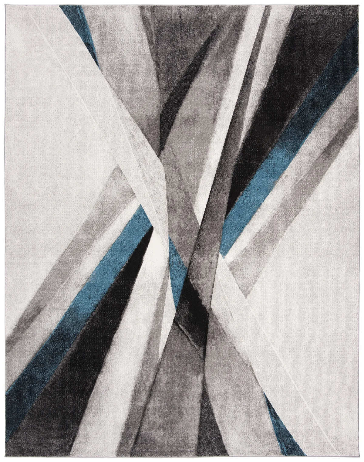Safavieh Hollywood 10'-6" x 14'-0" Rug in Grey / Teal