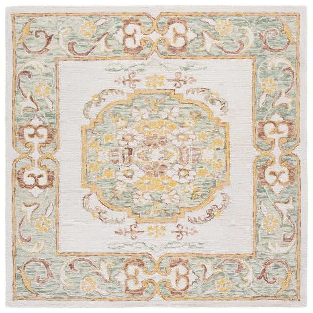 Safavieh Aspen 6'-0" x 6'-0" Rug in Ivory / Light Grey