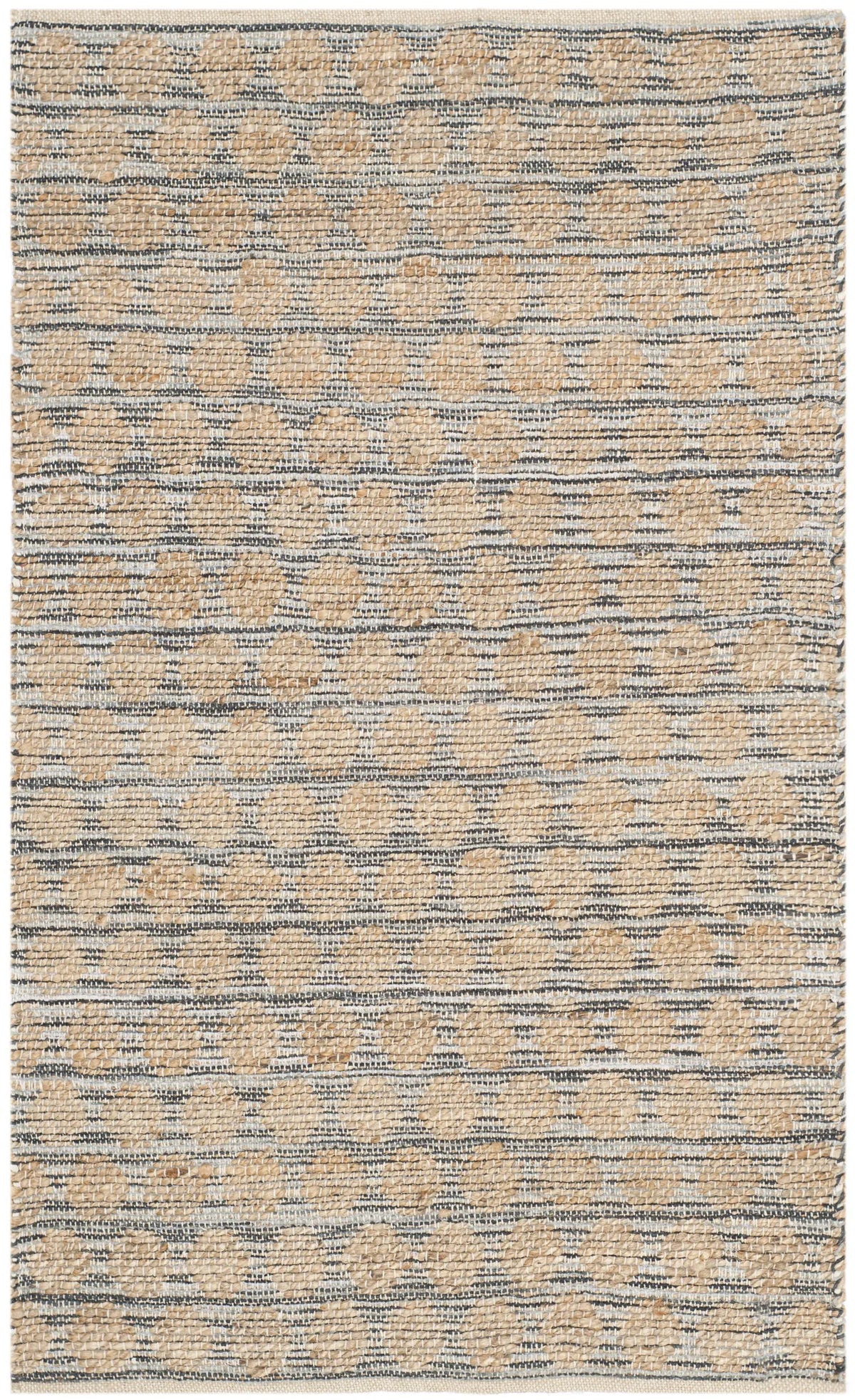 Safavieh Cape Cod 3'-0" x 5'-0" Rug in Black / Natural