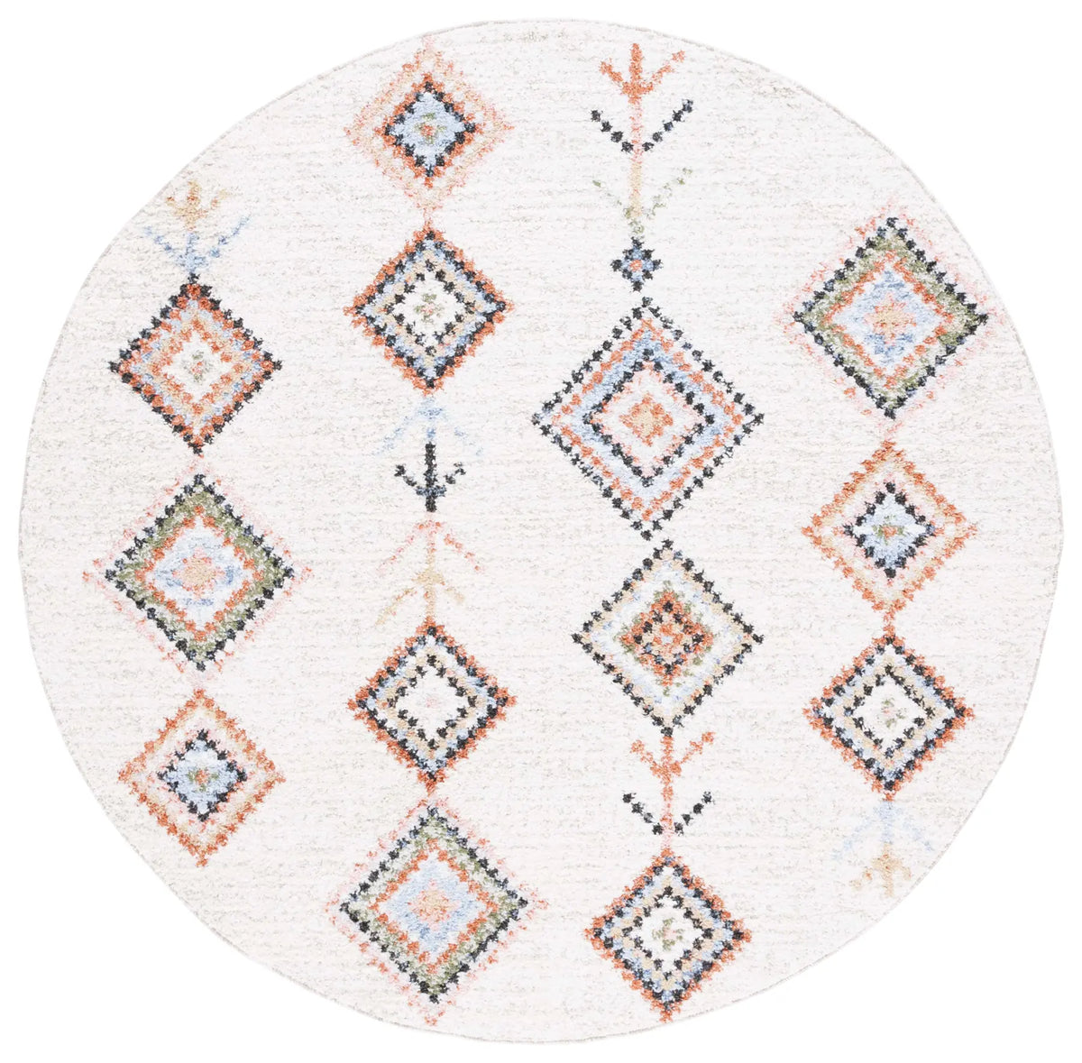 Safavieh Chapel 6'-7" x 6'-7" Rug in Ivory / Black