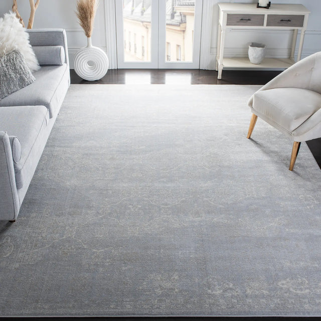 Safavieh Carnegie 6'-7" x 9'-2" Rug in Light Grey / Grey
