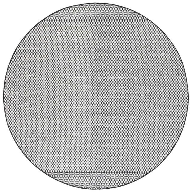 Safavieh Vermont 6'-0" x 6'-0" Rug in Black / Ivory