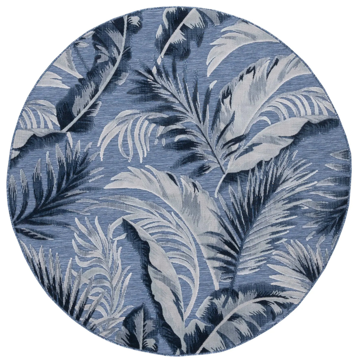 Safavieh Cabana 6'-5" x 6'-5" Rug in Black / Grey