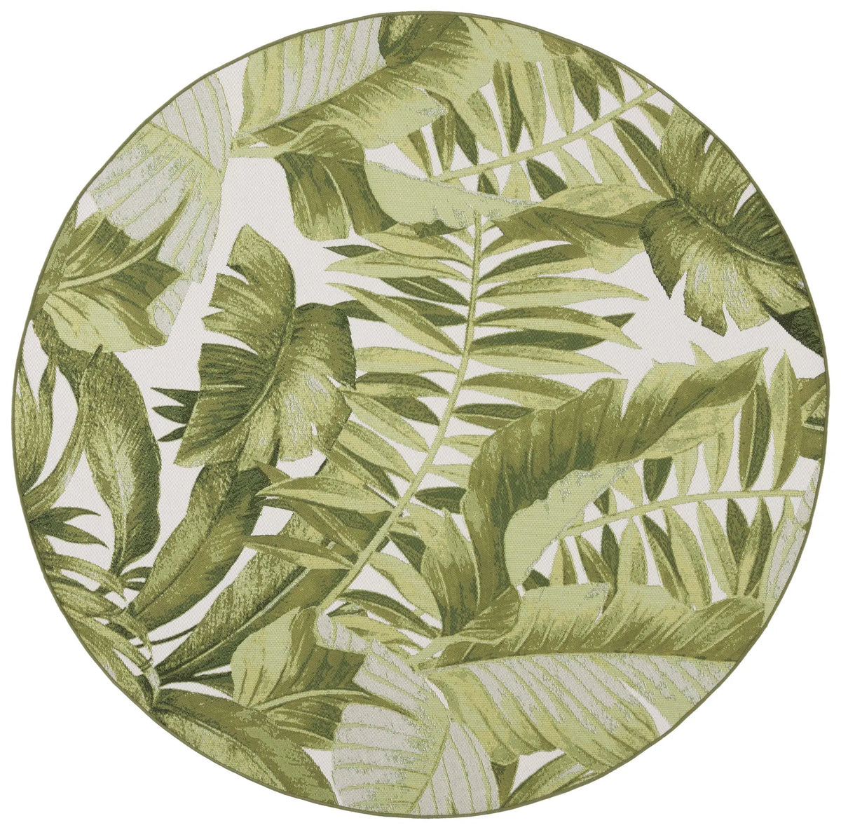 Safavieh Barbados 500 6'-6" x 6'-6" Rug in Ivory / Green
