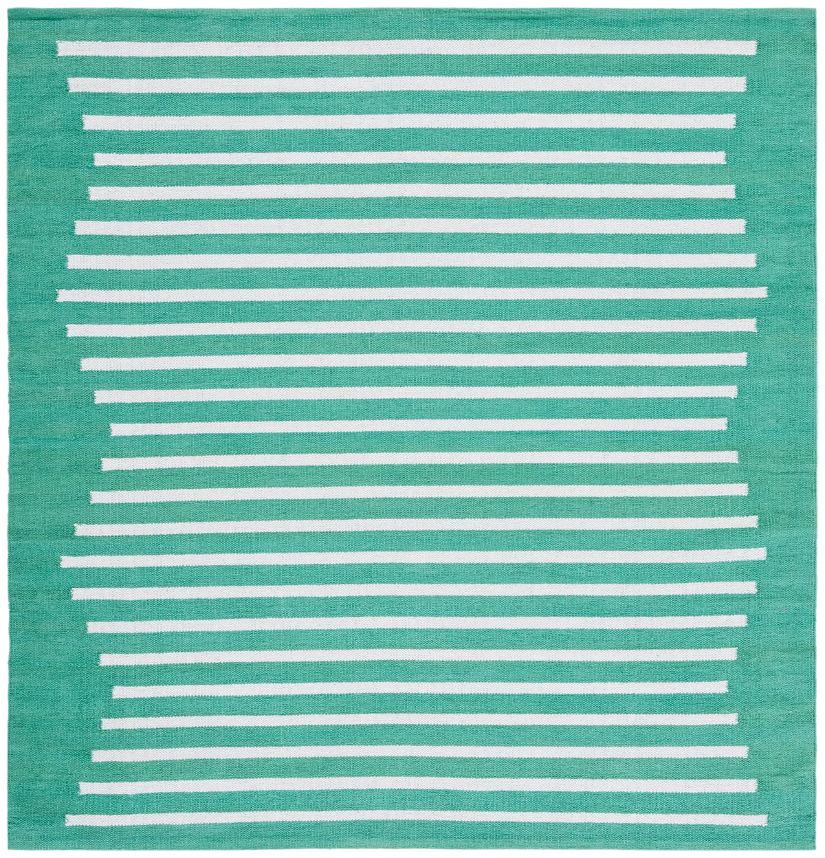 Safavieh Montauk 6'-0" x 6'-0" Rug in Dark Green / Ivory
