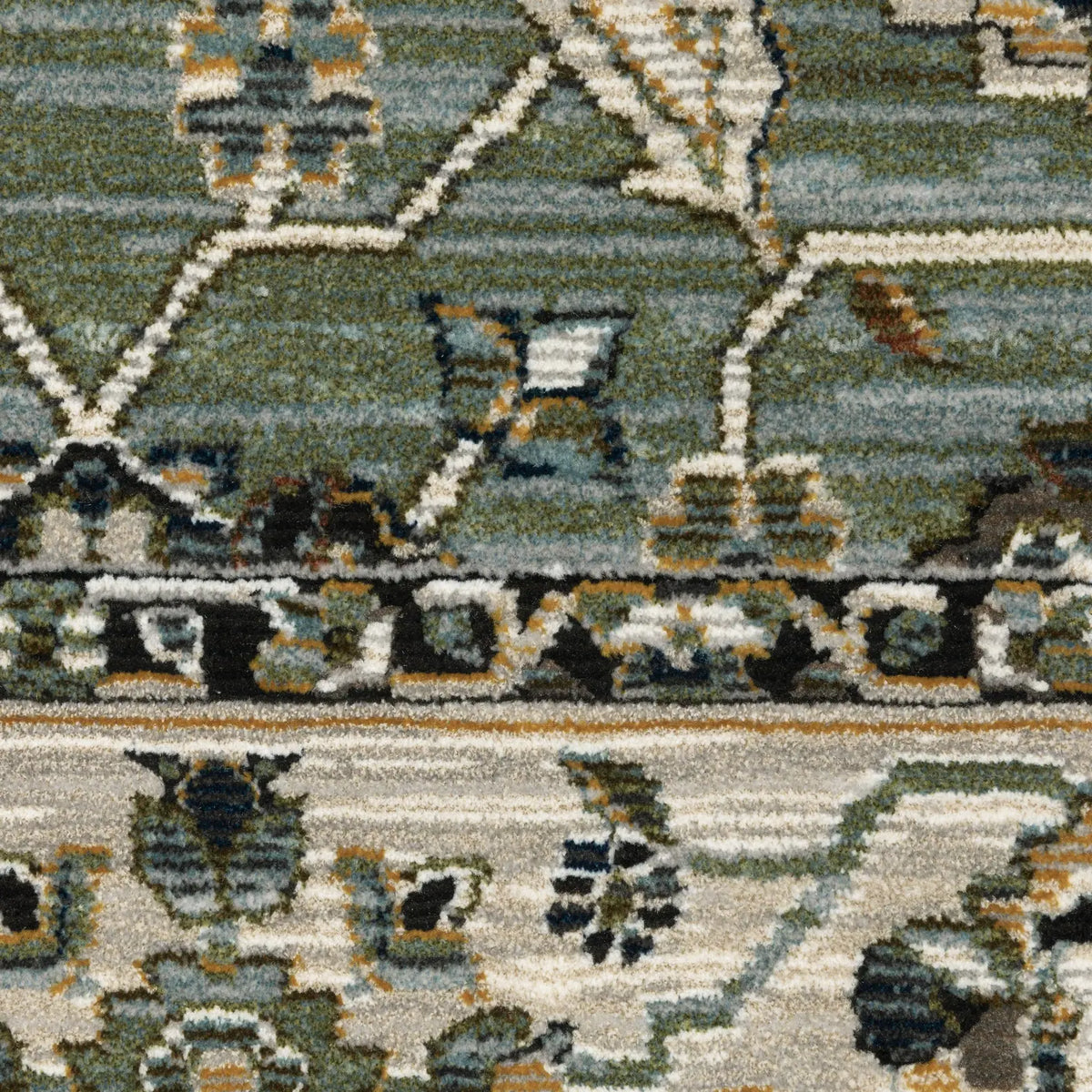 Oriental Weavers Sphinx KEIRA KEI07 Blue Floral Rugs - room scene 2