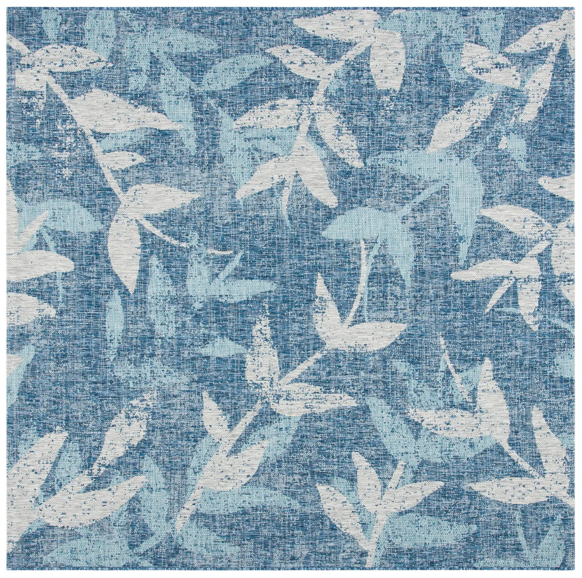 Safavieh Courtyard 6'-7" x 6'-7" Rug in Navy / Blue