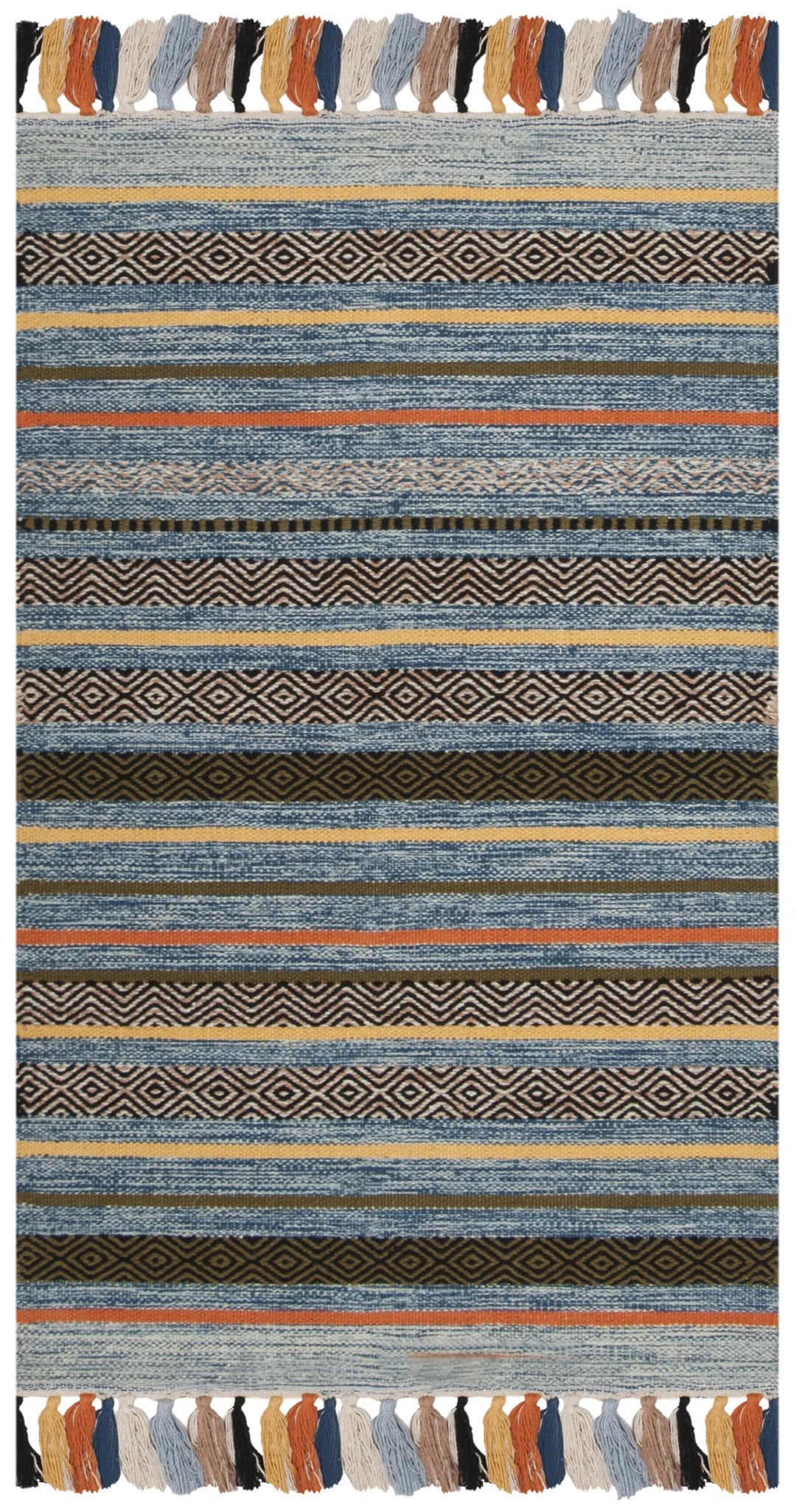 Safavieh Montauk 2'-6" x 4'-0" Rug in Blue / Multi