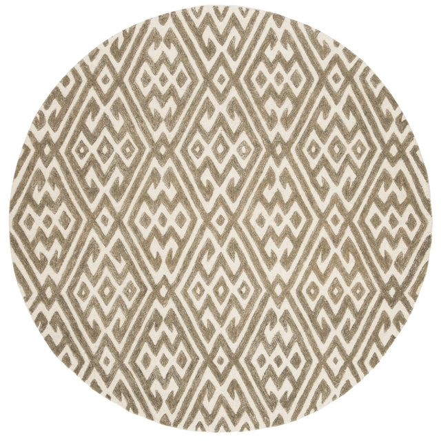 Safavieh Cambridge 6'-0" x 6'-0" Rug in Ivory / Grey