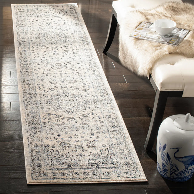 Safavieh Charleston 2'-0" x 10'-0" Rug in Ivory / Light Blue