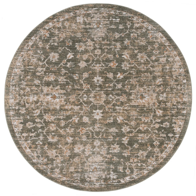 Safavieh Hazel 500 6'-0" x 6'-0" Rug in Green / Beige