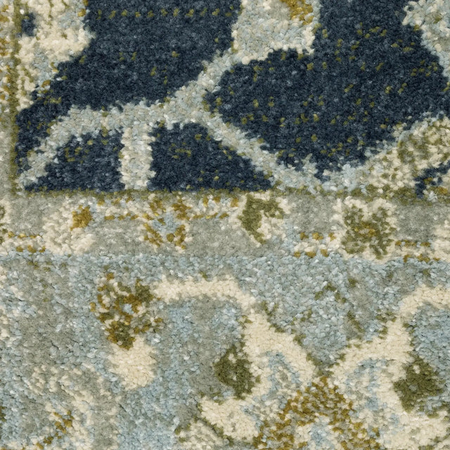 Oriental Weavers Sphinx Branson Br05A Blue/ Ivory Rugs - room scene 2