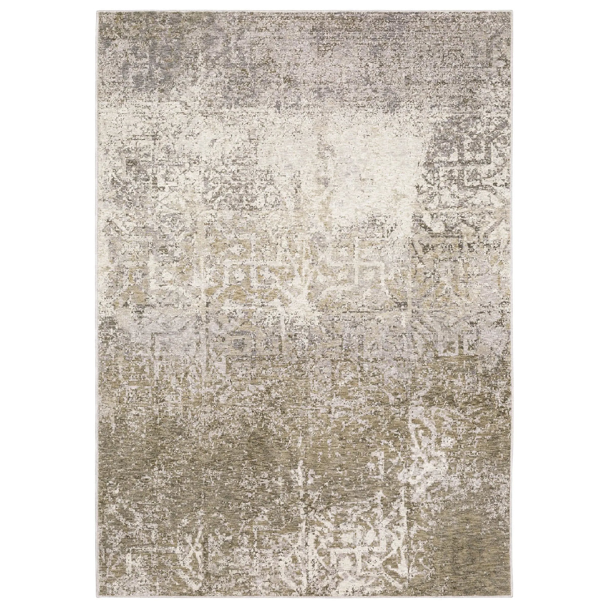 Oriental Weavers Nebulous 1330E Beige/ Grey Rug - main flat