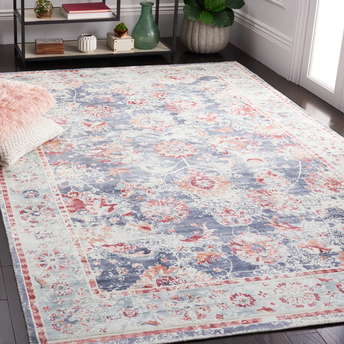 Safavieh Mirage 6'-0" x 9'-0" Rug in Blue / Copper