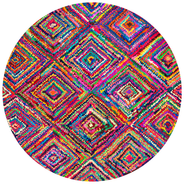 Safavieh Nantucket 4'-0" x 4'-0" Rug in Multi