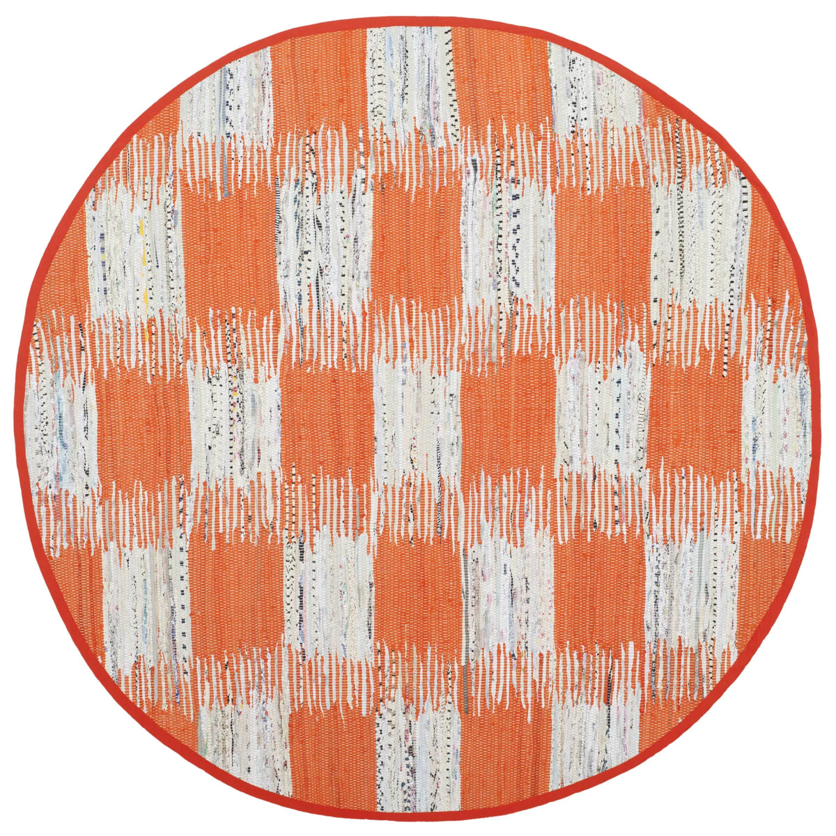 Safavieh Montauk 6'-0" x 6'-0" Rug in Orange / Multi