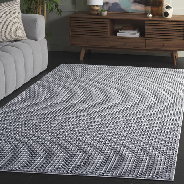Safavieh Slate 700 4'-0" x 6'-0" Rug in Grey / Ivory Black