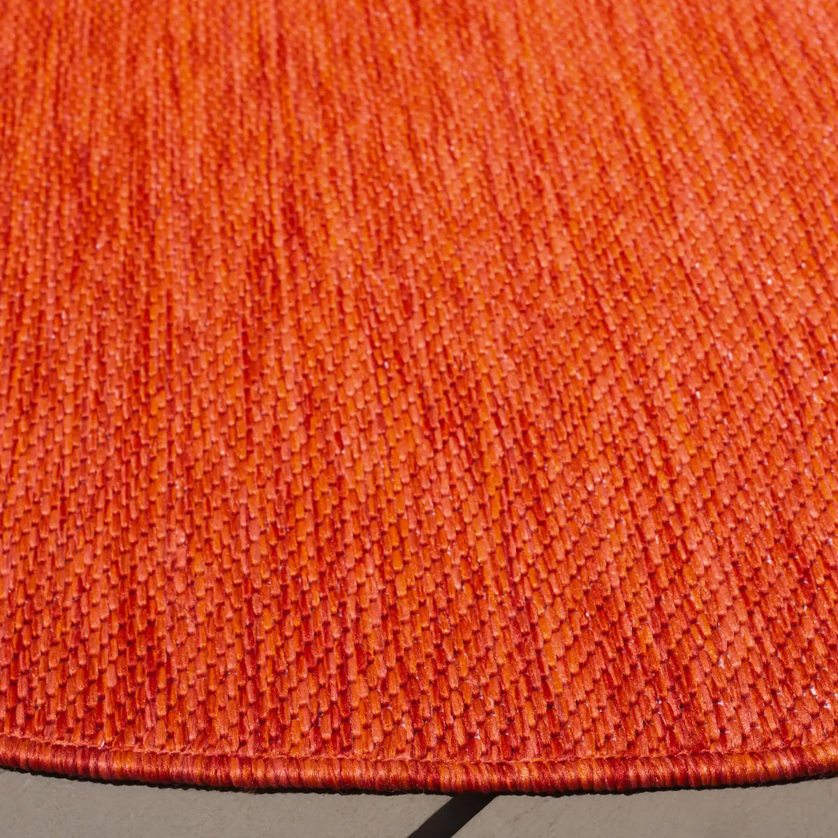 Safavieh Beach House 6'-7" x 6'-7" Rug in Orange