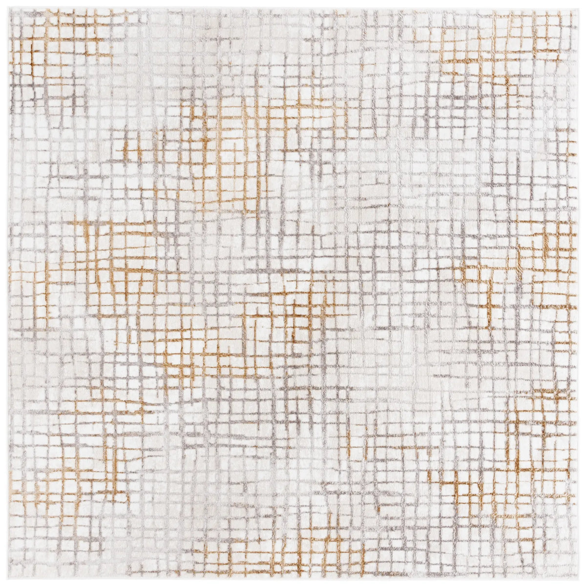 Safavieh Orchard 6'-7" x 6'-7" Rug in Gold / Ivory