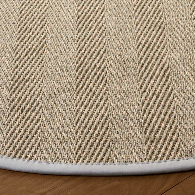Safavieh Napa Performance Sisal 6'-0" x 6'-0" Rug in Natural / Ivory