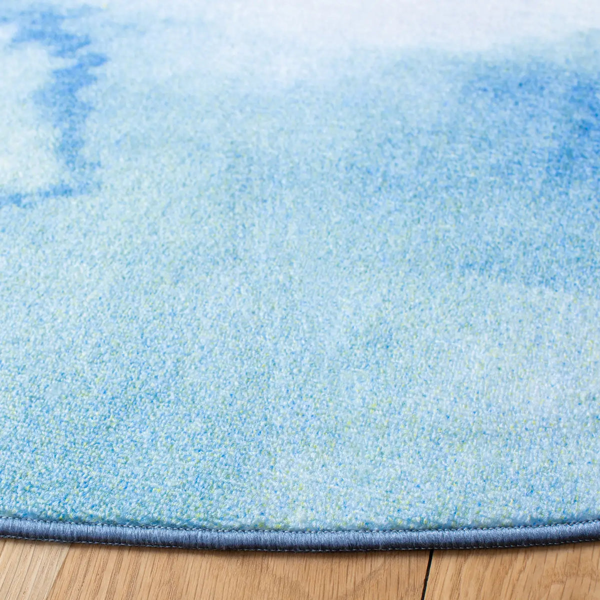 Safavieh Paint Brush 5'-1" x 5'-1" Rug in Blue / Lavender