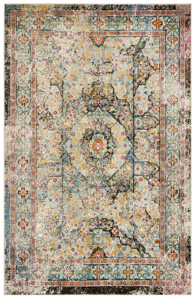 Safavieh Aria 4'-0" x 6'-0" Rug in Blue / Multi