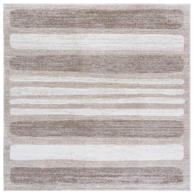 Safavieh Northport 800 6'-7" x 6'-7" Rug in Taupe / Ivory