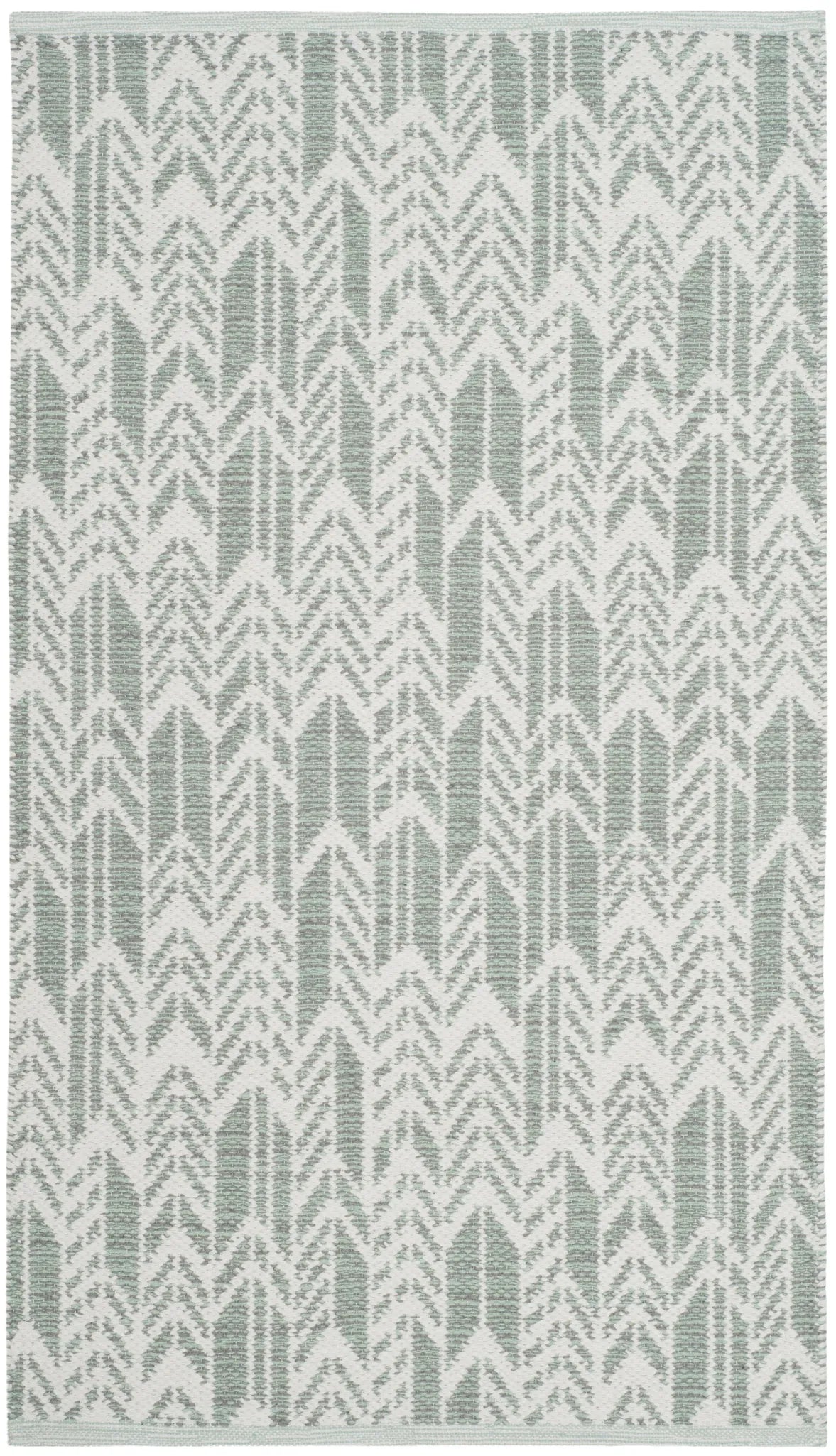 Safavieh Montauk 2'-3" x 3'-9" Rug in Light Green / Ivory