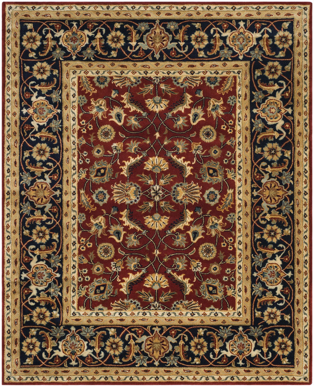 Safavieh Royalty 8'-0" x 10'-0" Rug in Rust / Navy