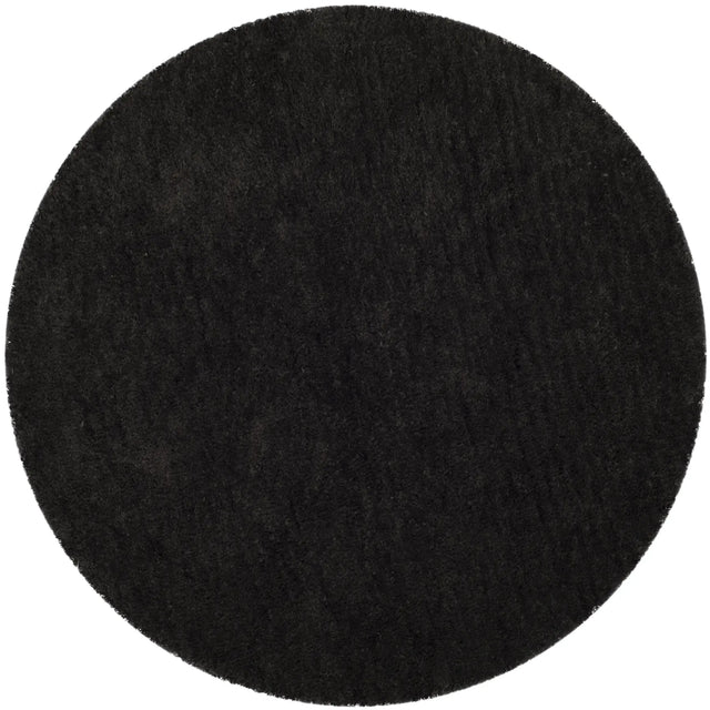 Safavieh Sheep Shag 6'-0" x 6'-0" Rug in Charcoal