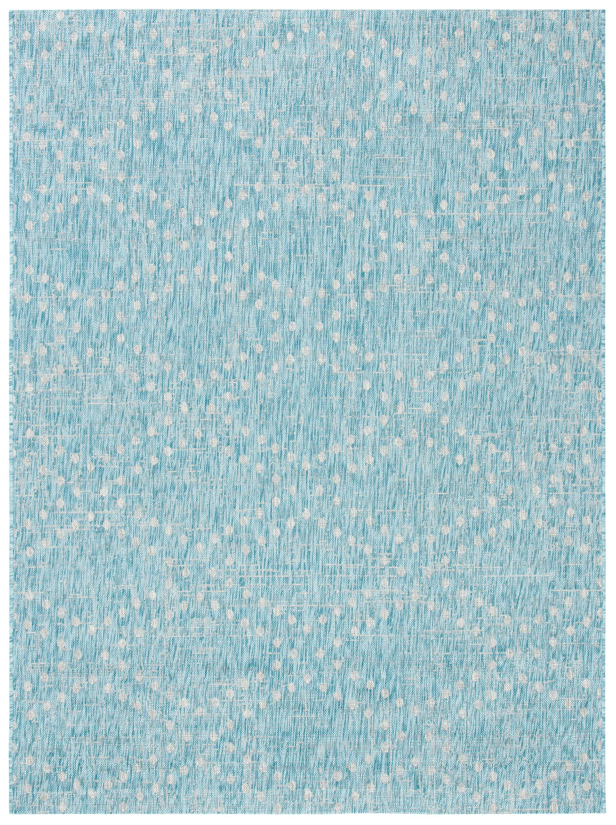 Safavieh Courtyard 4'-5" x 6'-5" Rug in Aqua / Grey