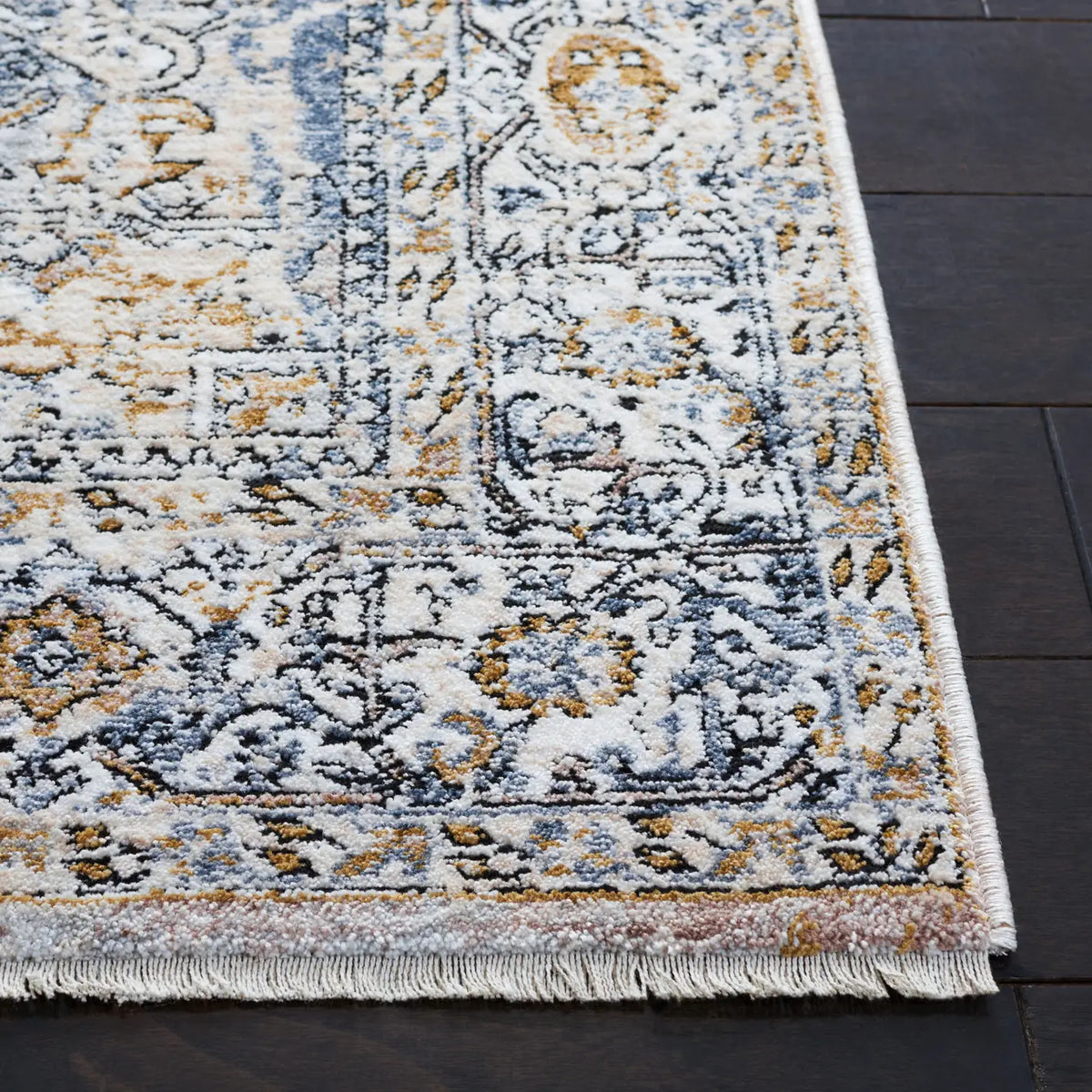 Safavieh Moondust 600 4'-0" x 6'-0" Rug in Ivory / Blue