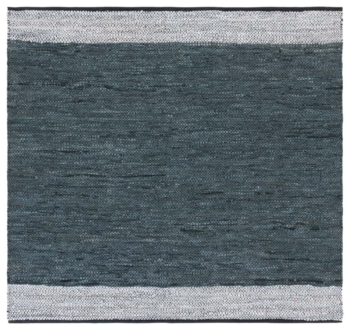 Safavieh Vintage Leather 6'-0" x 6'-0" Rug in Grey / Silver