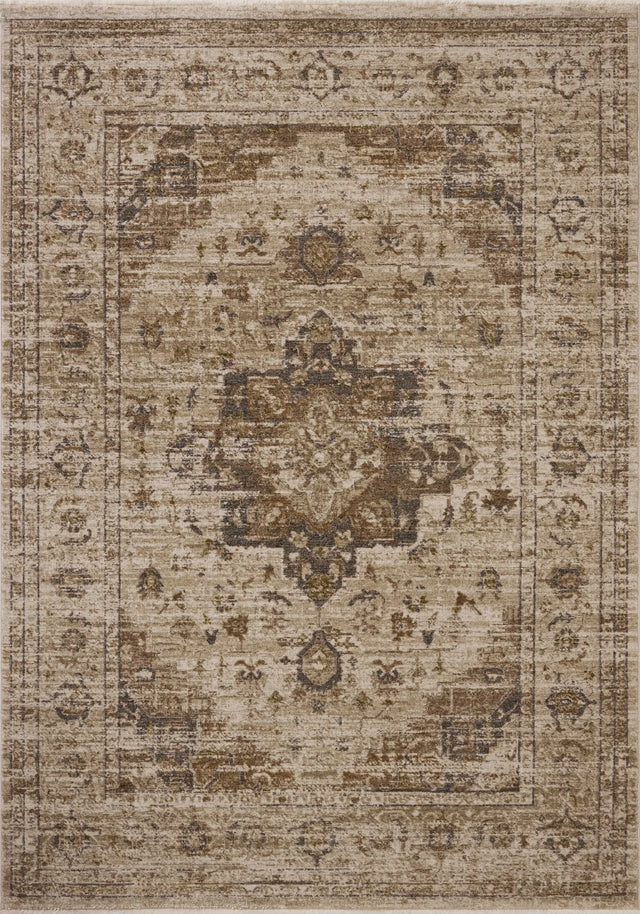 Loloi Haywood HYD-03 Natural / Bark Rug - main flat