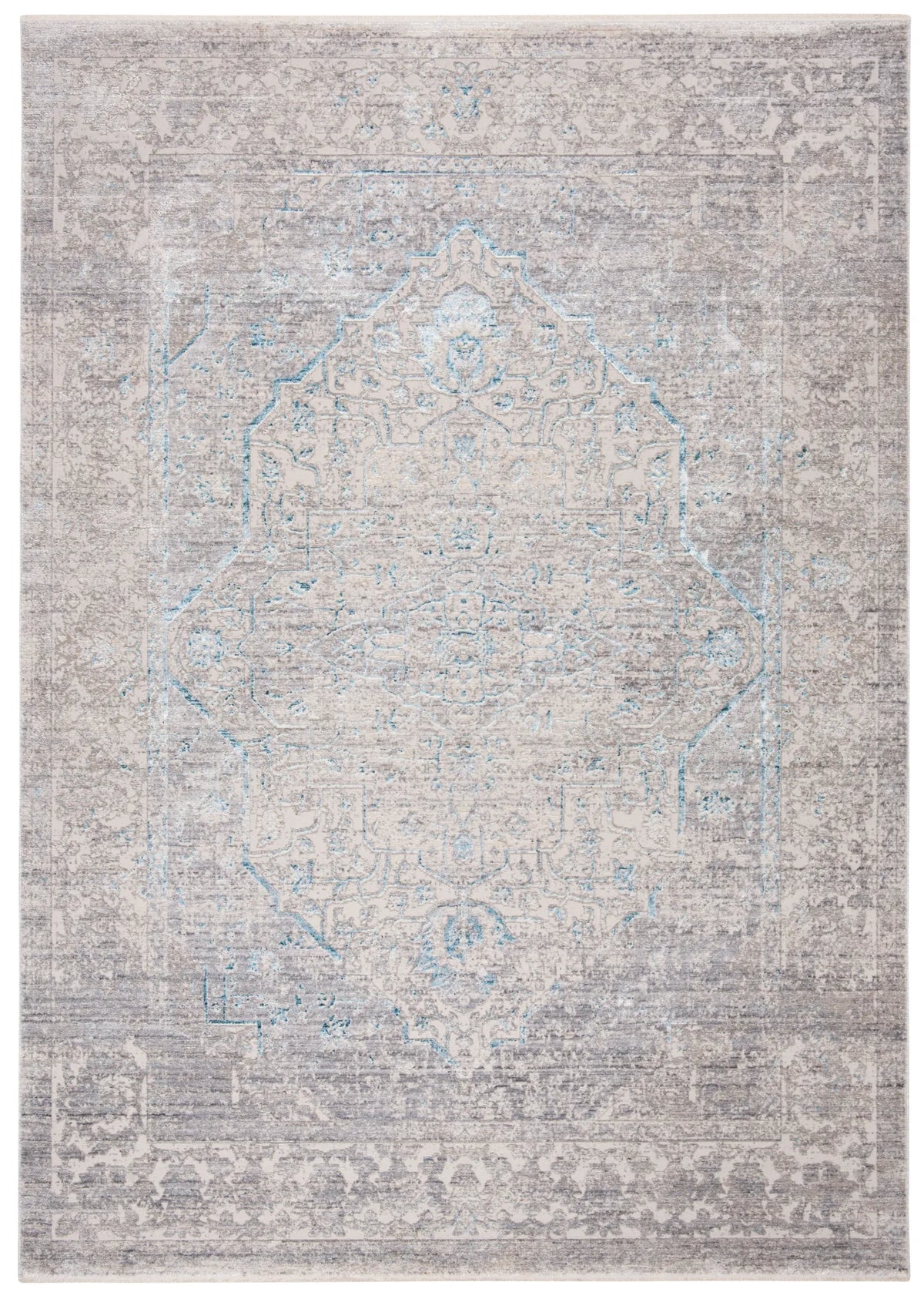 Safavieh Dream 4'-0" x 6'-0" Rug in Grey / Blue