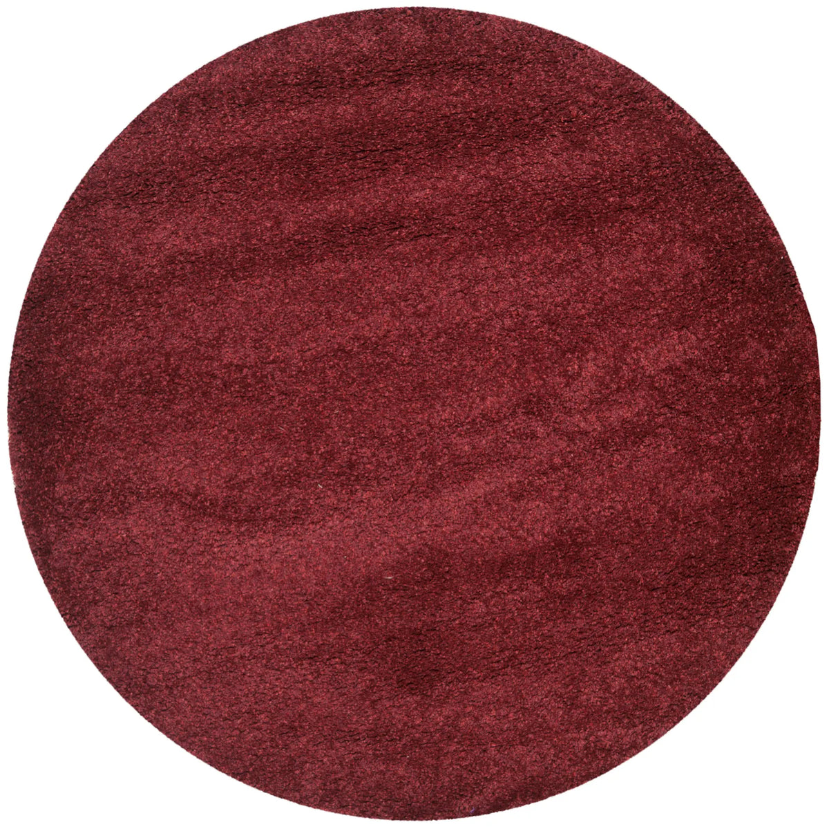 Safavieh Shag 6'-7" x 6'-7" Rug in Maroon