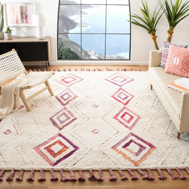 Safavieh Casablanca 8'-0" x 10'-0" Rug in Ivory / Multi
