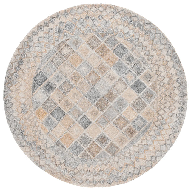 Safavieh Renewal 6'-0" x 6'-0" Rug in Beige / Grey