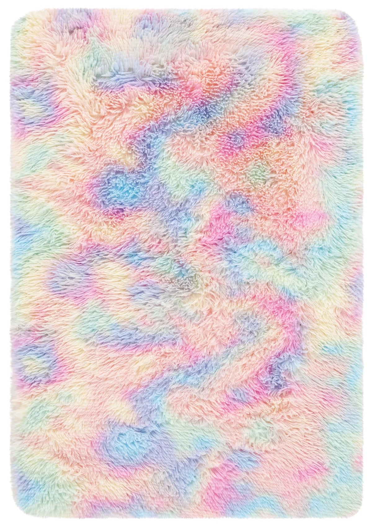 Safavieh Rainbow Shag 2'-0" x 3'-0" Rug in Rainbow