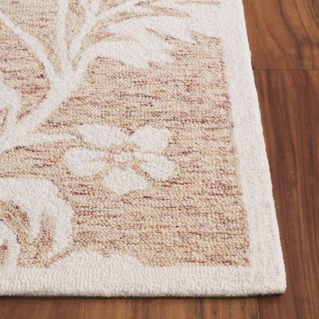Safavieh Jardin 4'-0" x 6'-0" Rug in Rust / Ivory