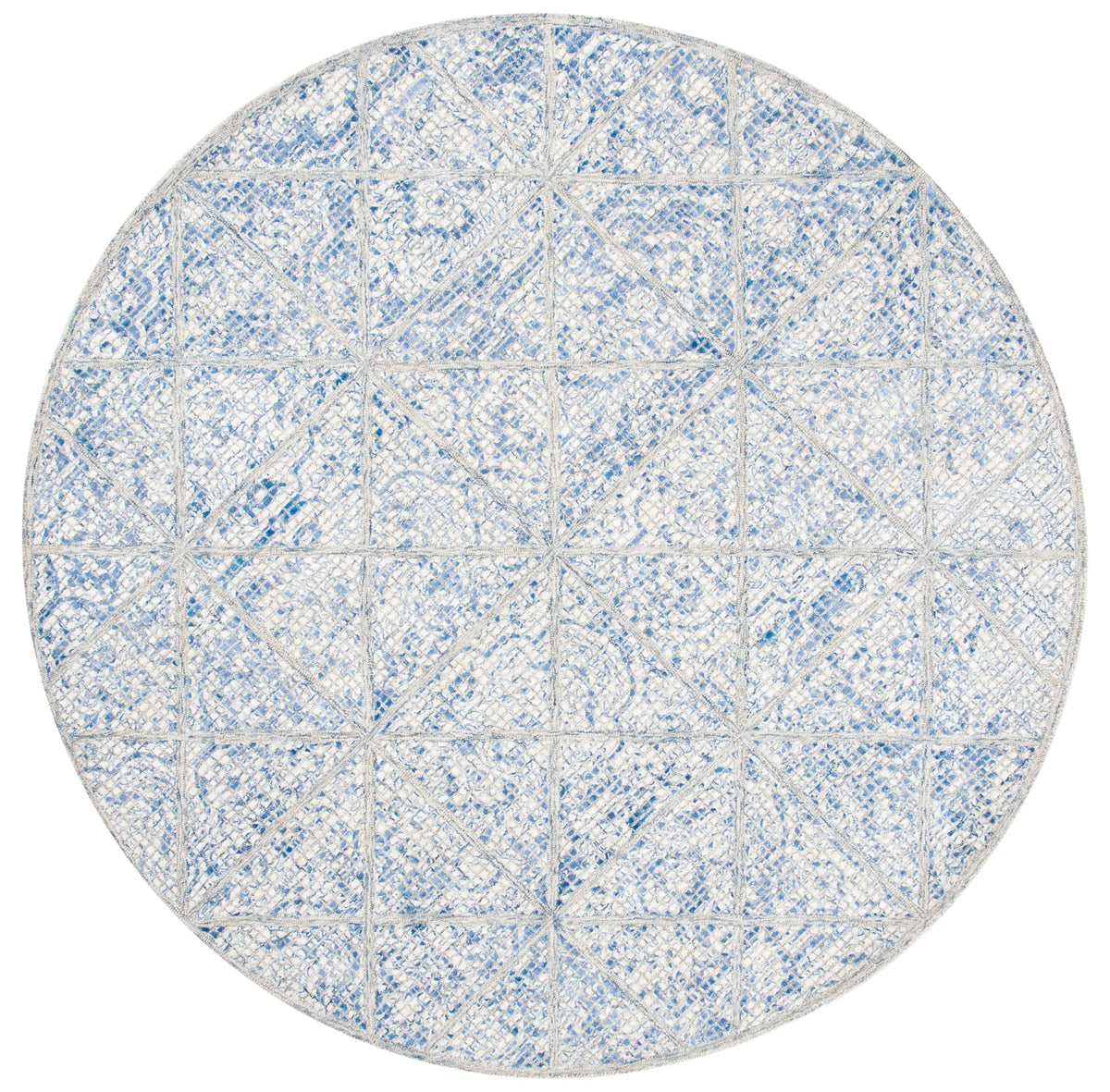 Safavieh Artistry 600 7'-0" x 7'-0" Rug in Blue / Natural